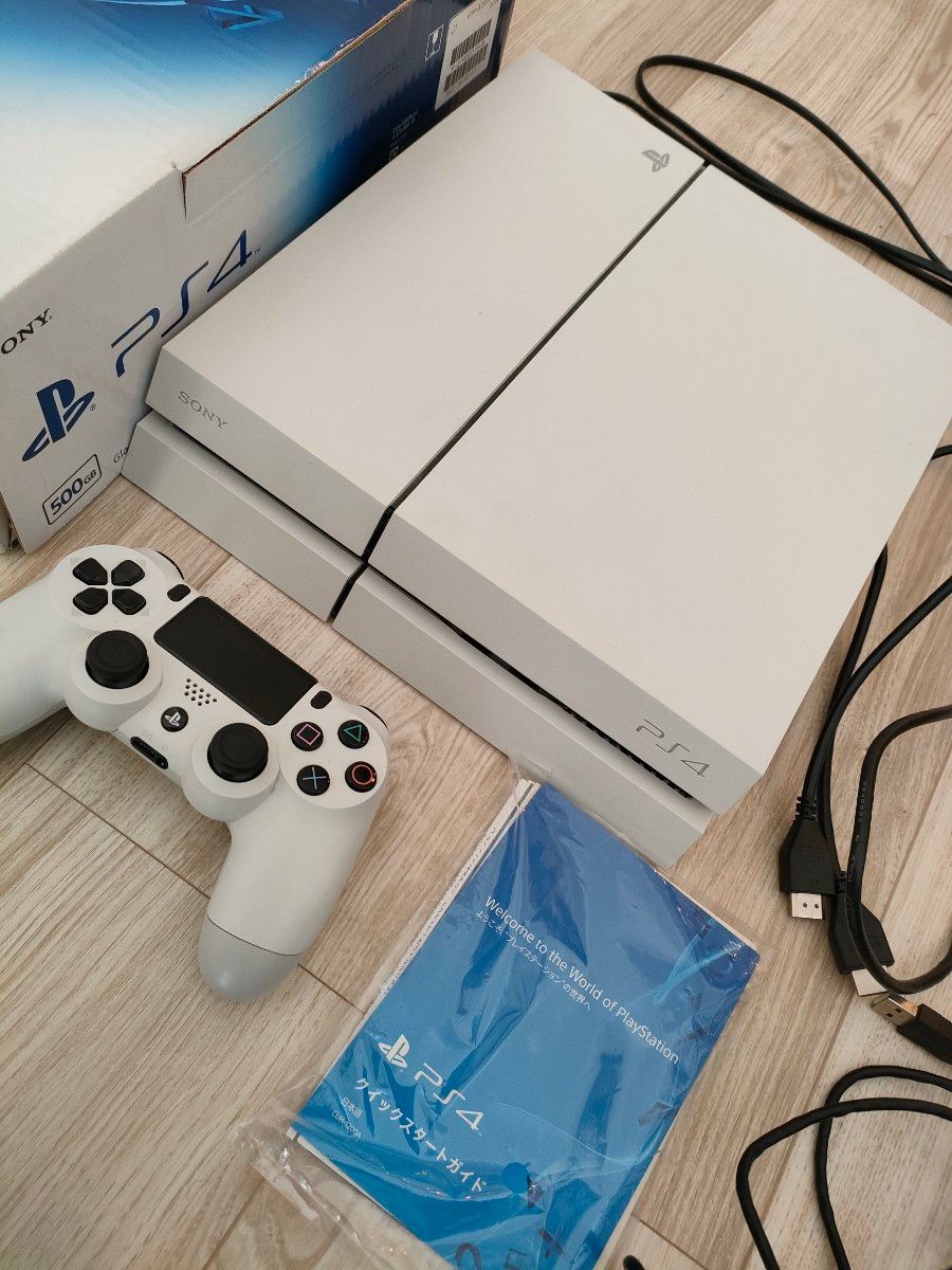 ★付属品あり/完動品★プレイステーション4 本体　SONY CUH-1200A★500G/PS4 プレステ4 グレイシャーホワイト