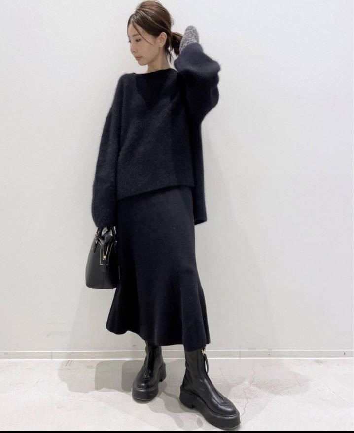 L'Appartement Knit Flare Skirt_画像1