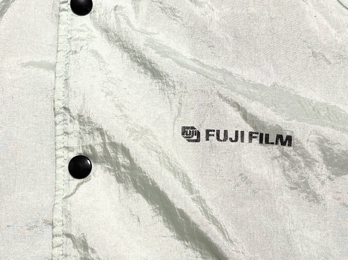 激レア L～XLサイズ スーパー フジカラー 富士フィルム スタッフジャンパー ウインドブレーカー フジ super fuji color カメラ （R10）_画像4