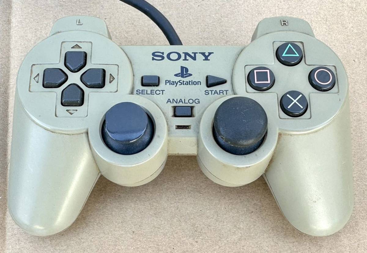SONY プレイステーション コントローラー 30台 まとめ売り アナログコントローラー 動作未確認 ジャンク プレステ 純正 PlayStation _片方、表面のゴムがありません
