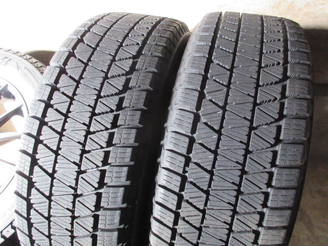 冬用set!! Weds VELVA (ガンメタ) (17x7+48 5H/100) バリ溝(BS DM-V3/2022) 225/60R17 スバル XV フォレスター 他にも!! 格安1,000売切り!!_画像6