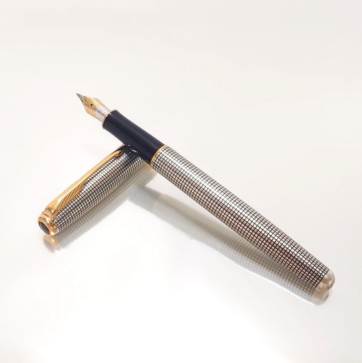 Parker ソネット 万年筆 18k スターリングシルバー - 筆記具