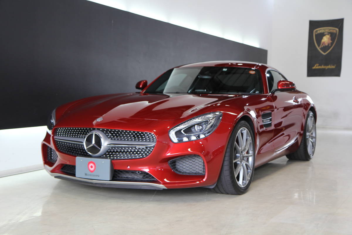 AMG GT S 2017y hyacinth red 3000.AMG carbon brake AMG Performance exhaust new car guarantee 32 year 2 month till 