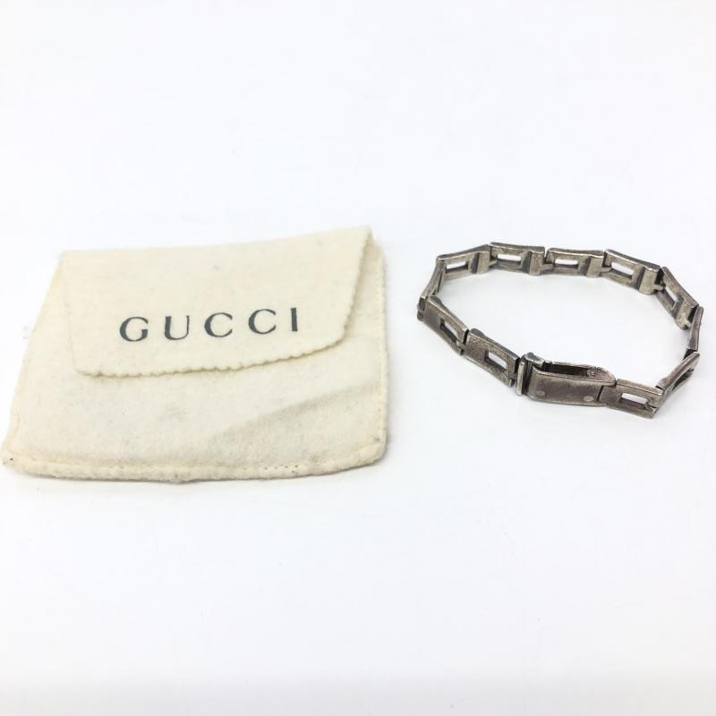 【中古】GUCCI　シェイプロゴ ブレスレット　グッチ　シルバー[240066128637]_画像6