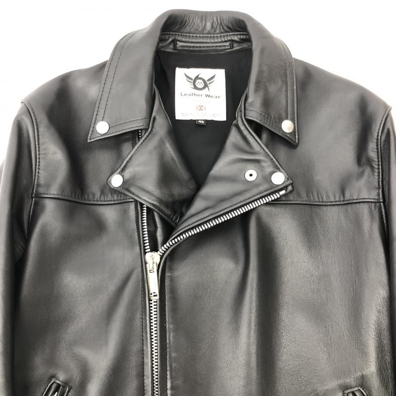 [ used ]666leather wear Rider's 40 black Triple Schic s leather wear [240066130568]