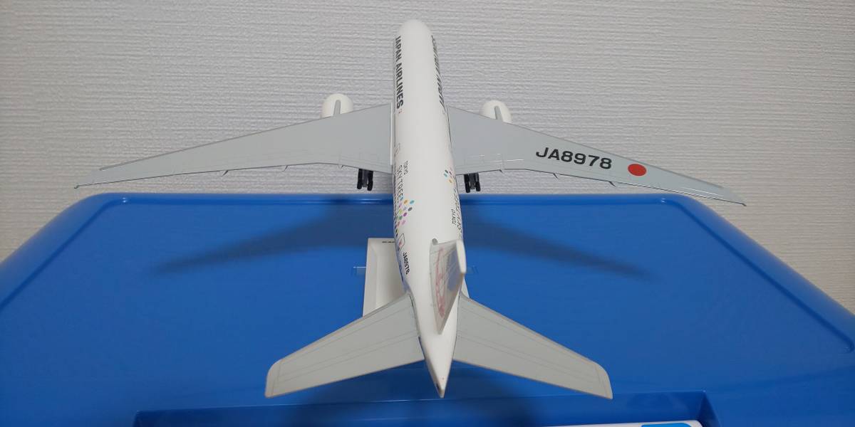 レア！JALUX（EVERRISE） 777-200 JAL日本航空 特別塗装 「JAL×東京スカイツリージェット」 1/200 完成品 旅客機模型 ボーイング社 BOEING_画像7