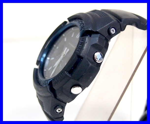 ★CASIO G-SHOCK カシオ Gショック 電波タフソーラー AWG-M100A-1AJF 動作OK！★_画像4