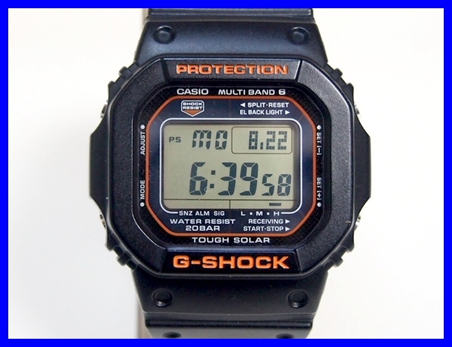 ★カシオ CASIO G-SHOCK 電波タフソーラー GW-M5610R-1JF 動作OK！★_画像2