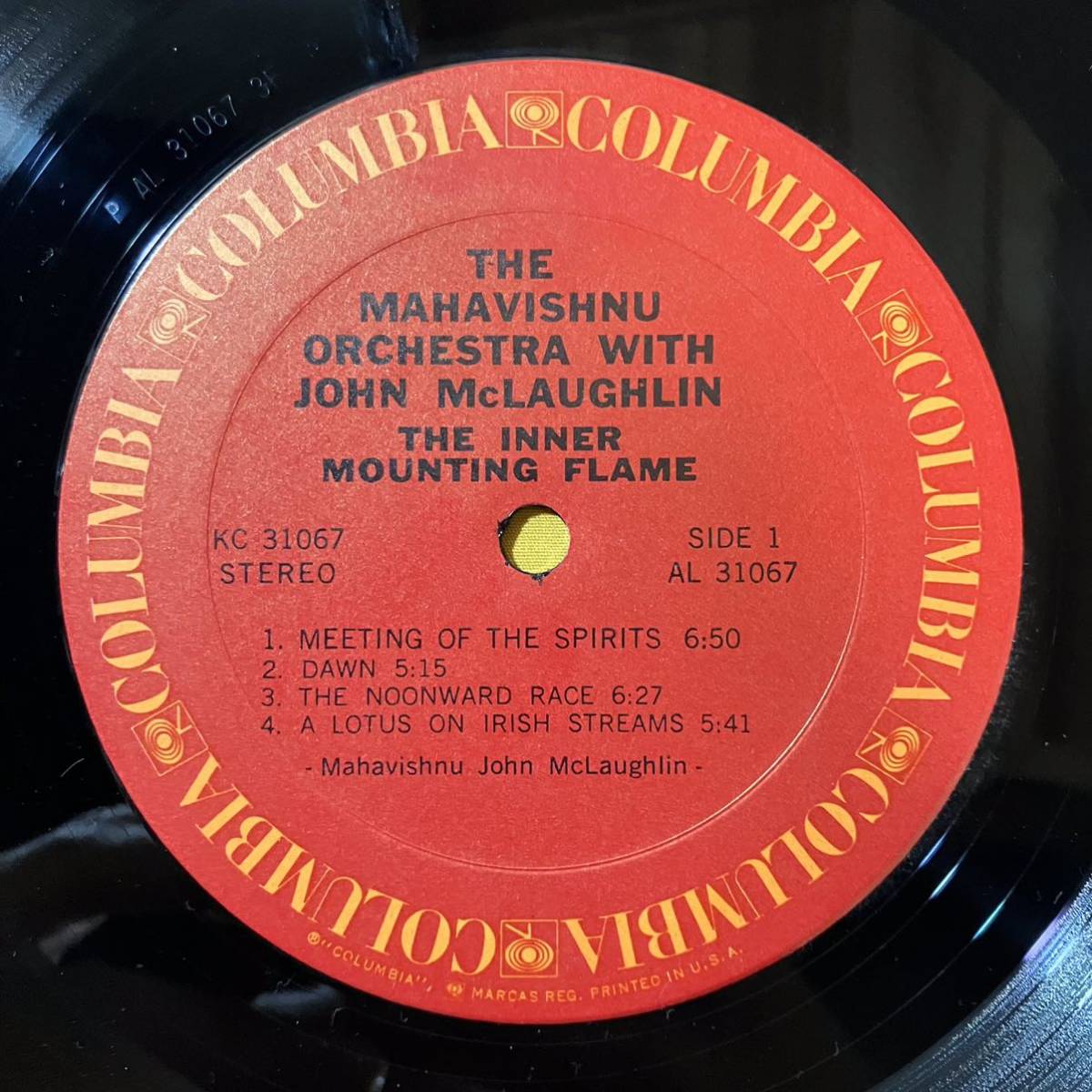 【SALE】11H US盤 The Mahavishnu Orchestra With John McLaughlin / 内に秘めた炎 The Inner Mounting Flame KC31067 LP レコードの画像2