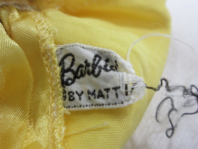 M49131 【当時物】Barbie バービー 洋服 ドレス マテル社 ※シミ・汚れあり_画像3