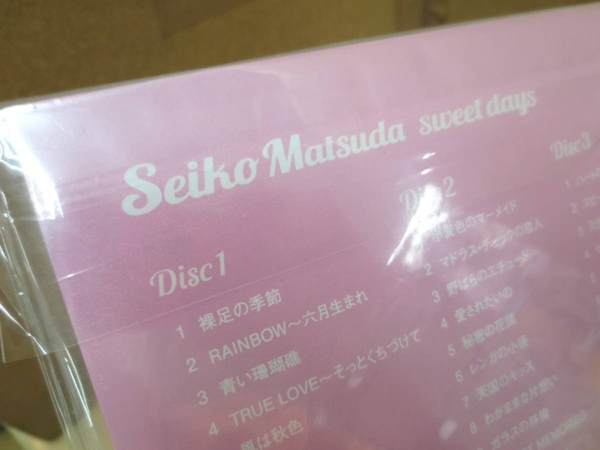 R11★松田聖子　Seiko Matsuda sweet days　(完全生産限定盤)　3CD★未開封_画像4