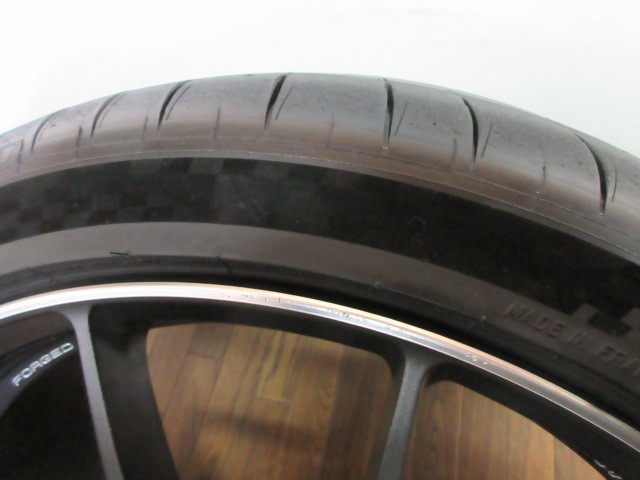 【送料無料・税込み】RAYS Volk G025 19in8.5J+44 5穴PCD114.3 245/35R19 WRX STi/レヴォーグ/クラウン/マークX他_画像6