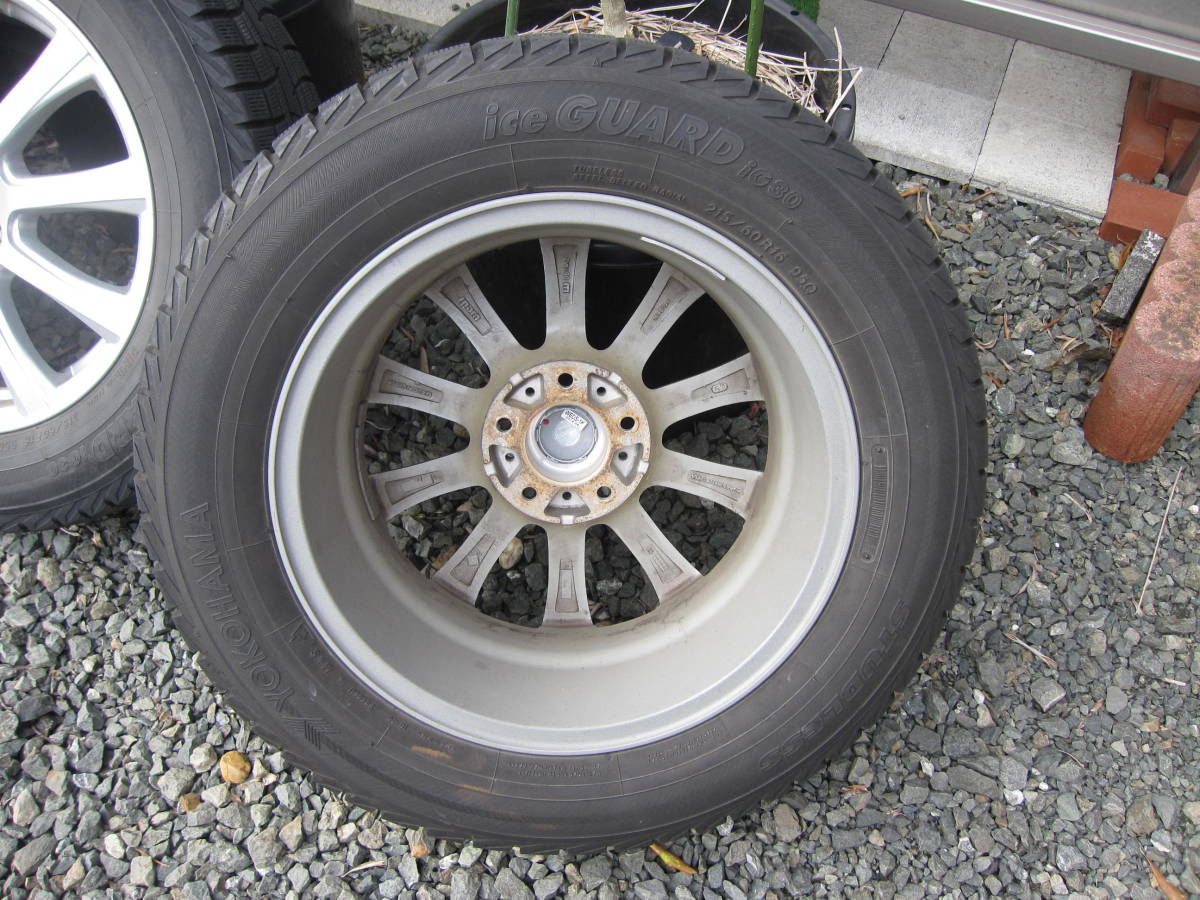 215/65R16 スタッドレスタイヤ付アルミ4本セット_画像8