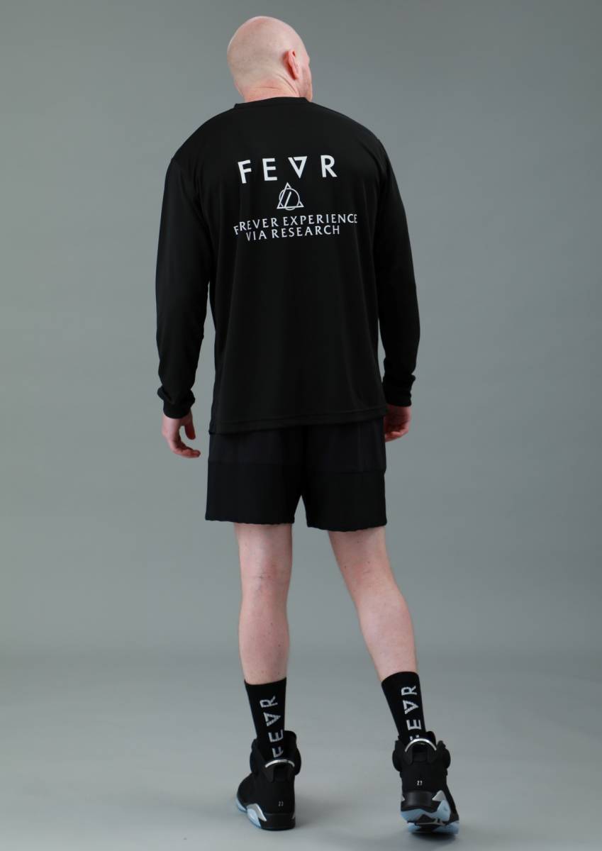 新品□FEVR フォーエバー□送料込□速乾性□長袖 ドライTシャツ ロンT