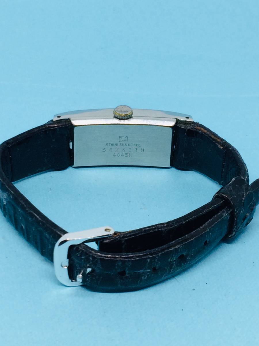 (A04)コレクションⅣ(*'▽')稼働・セイコー手巻きFineSeiko（クリーニング済）シルバー手巻き腕時計USED（送料全国一律185円)素敵な時計。_画像8