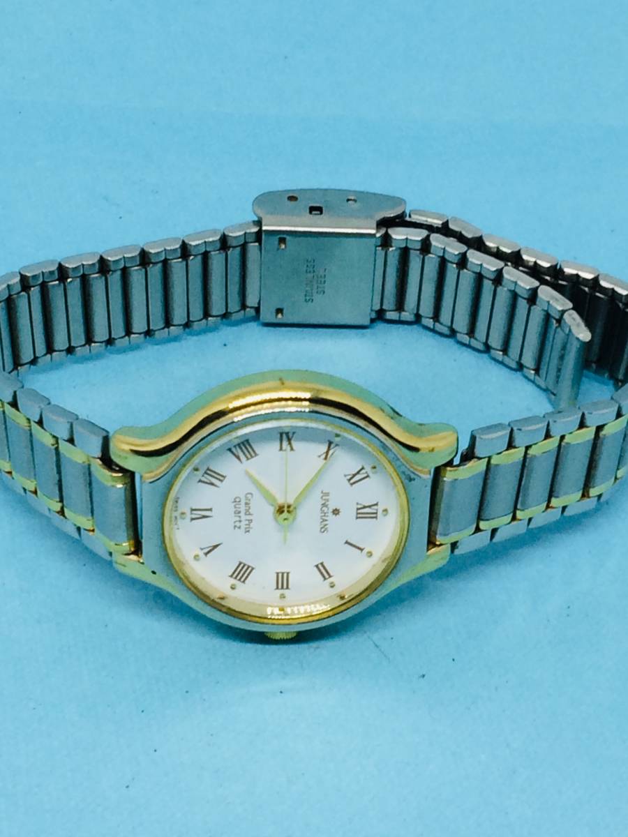 (A14)スイス(*'▽')SWISS・ユンハンス・JUNGHANS（電池交換済み）S&G・レディス腕時計USED（送料全国一律185円）素敵な高級時計です。_画像7