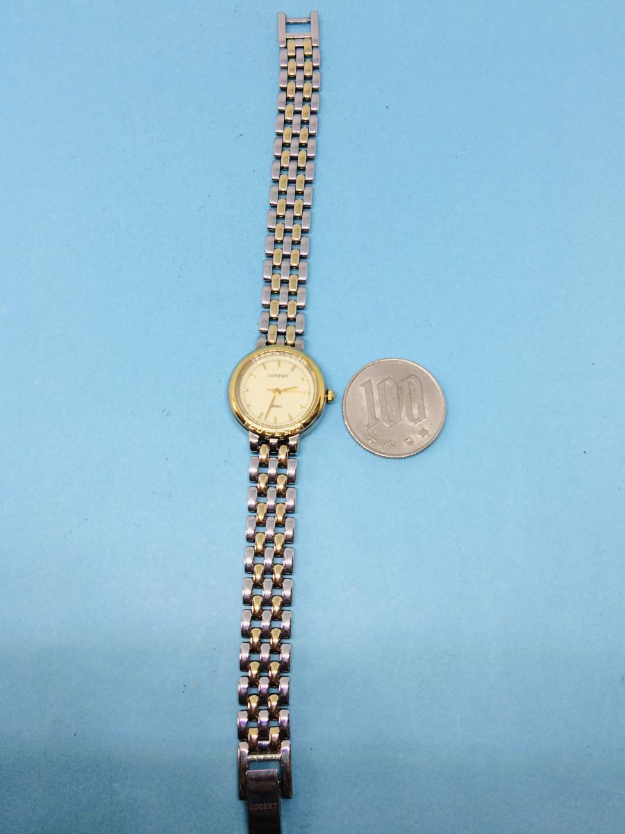 (A56)人気の(*'▽')セイコー・ルーセント（電池交換済み）S&Gコンビネーション・レディス腕時計USED（送料全国一律185円)素敵な時計です。_画像9
