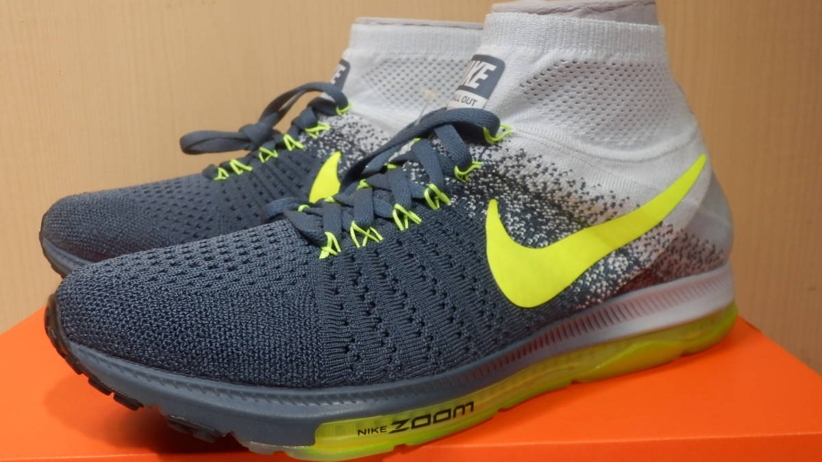 NIKE ZOOM ALL OUT FLYKNIT 未使用 ナイキ ズーム オール アウト フライニット 在庫処分品　844134-407　26.0㎝_画像1