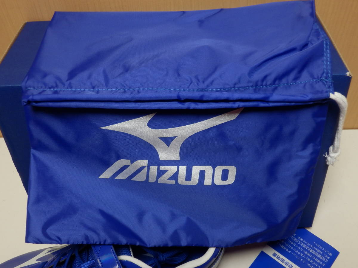  Mizuno land spike short distance exclusive use geo silencer 8 U1GA171201 blue × white 28.0.
