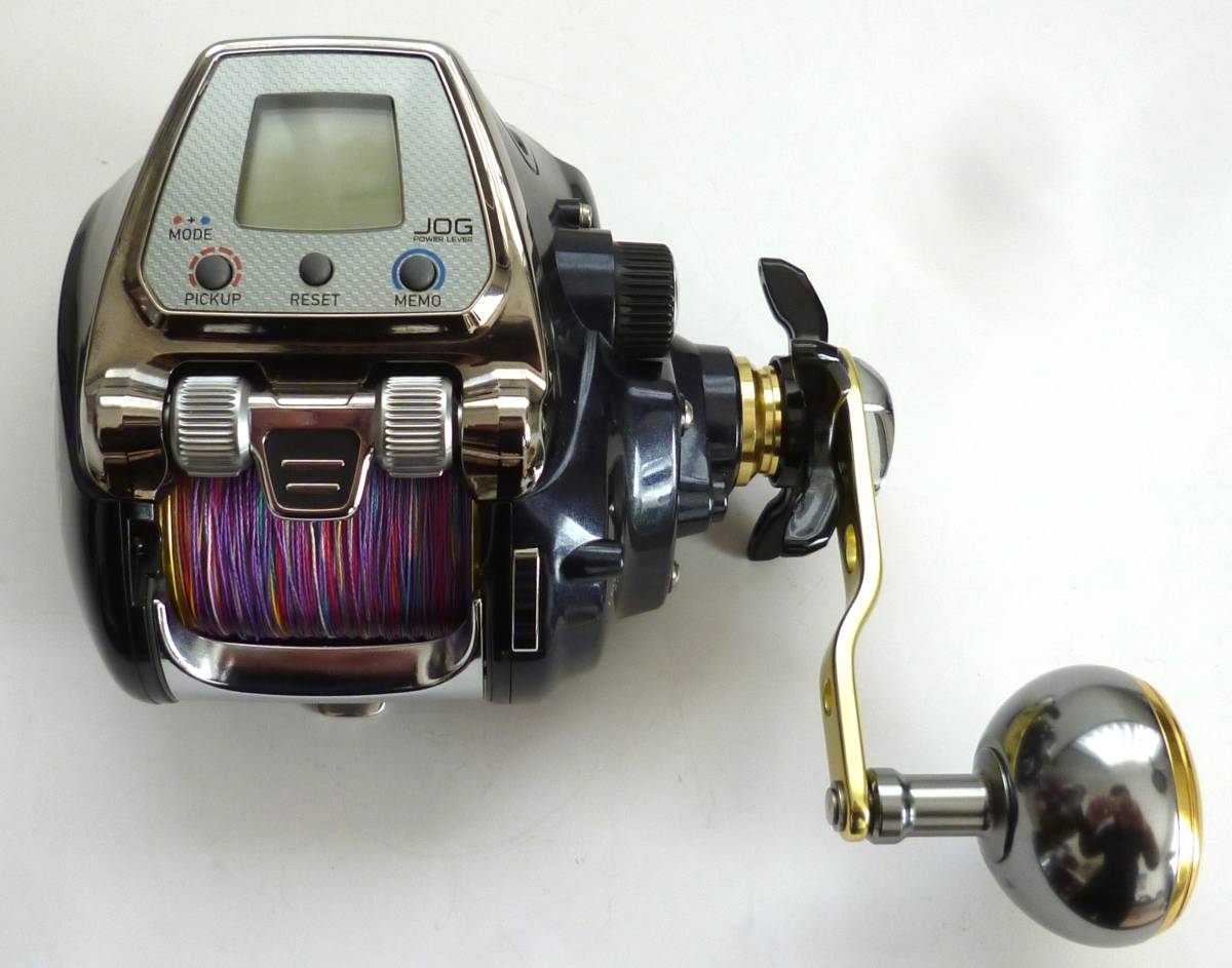 DAIWA ダイワ レオブリッツ 500J 右ハンドル 中古 旧タイプ 巻上げ距離2.6kg 通電時間10h 出品前に動作確認,オーバーホール使用済み。_画像2