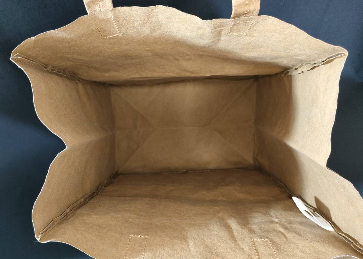 トレーダージョーズ Trader Joe's 茶色い紙袋 ショッピングバッグ風 エコバッグ トートバッグ マチあり_画像7