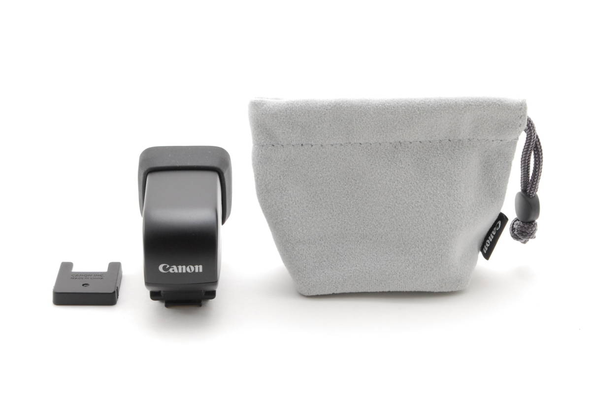 Canon 電子ビューファインダー EVF-DC1 動作確認済みです。ポーチ、端子カバー付きです。_画像1