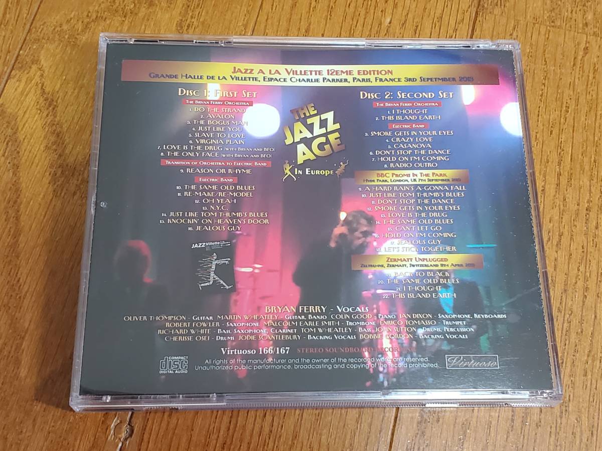 (2CD＋CD) Bryan Ferry●ブライアン・フェリー / The Jazz Age In Europe Virtuoso / Tour Debut Berlin 2013の画像2