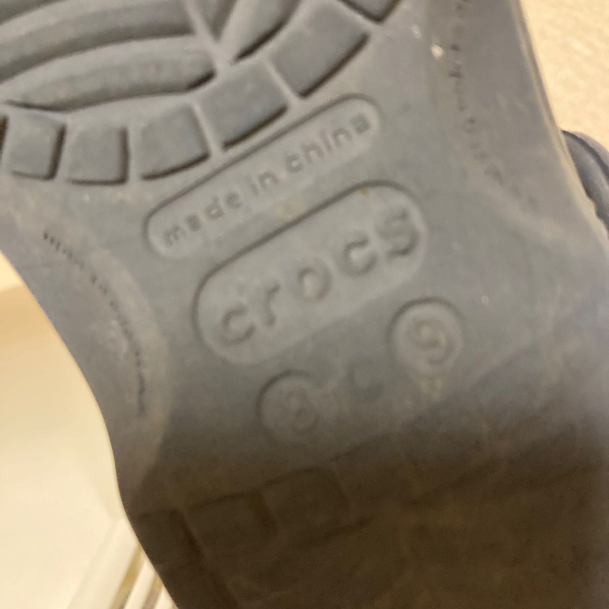 CROCS ネイビー　サンダル　15 15.5 16C8 C9  クロックス