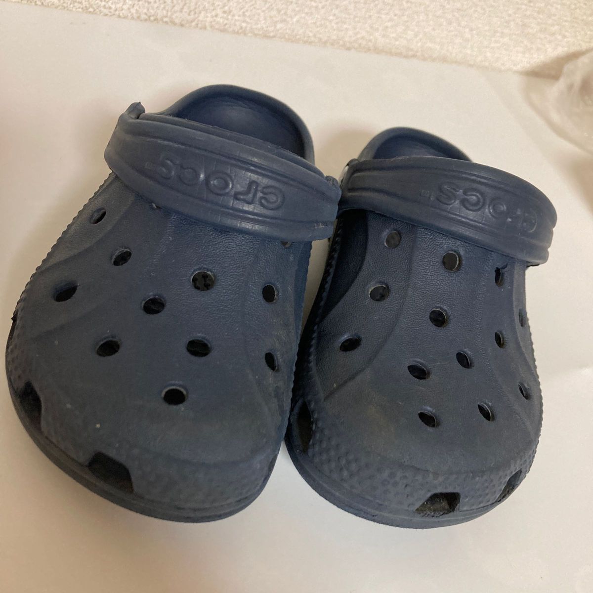 CROCS ネイビー　サンダル　15 15.5 16C8 C9  クロックス