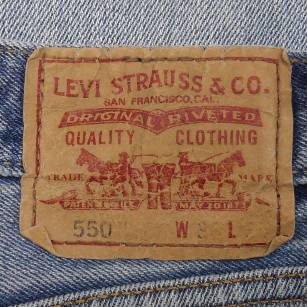 即決★リーバイス 550★W36 ストレートジーンズ Levis メンズ デニム ジーパン ボトムス リラックスフィット ルーズデニム ワイドパンツ_画像8