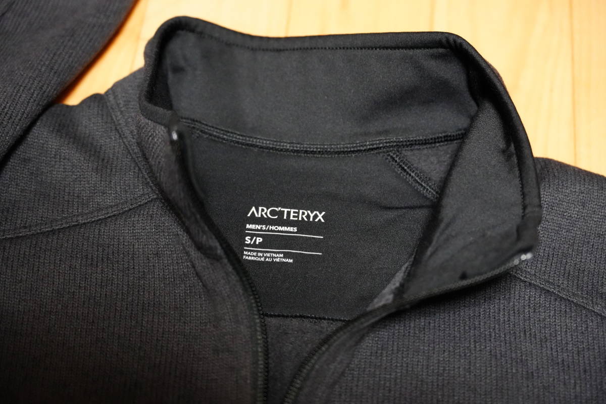 【 未使用 】 Arc'teryx Covert Cardigan M コバート カーディガン Size:Small アークテリクス X000007585 フリース 色：Black Heather II_画像5