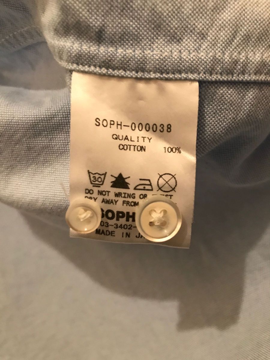 soph.net メンズ　XL  半袖シャツ　水色
