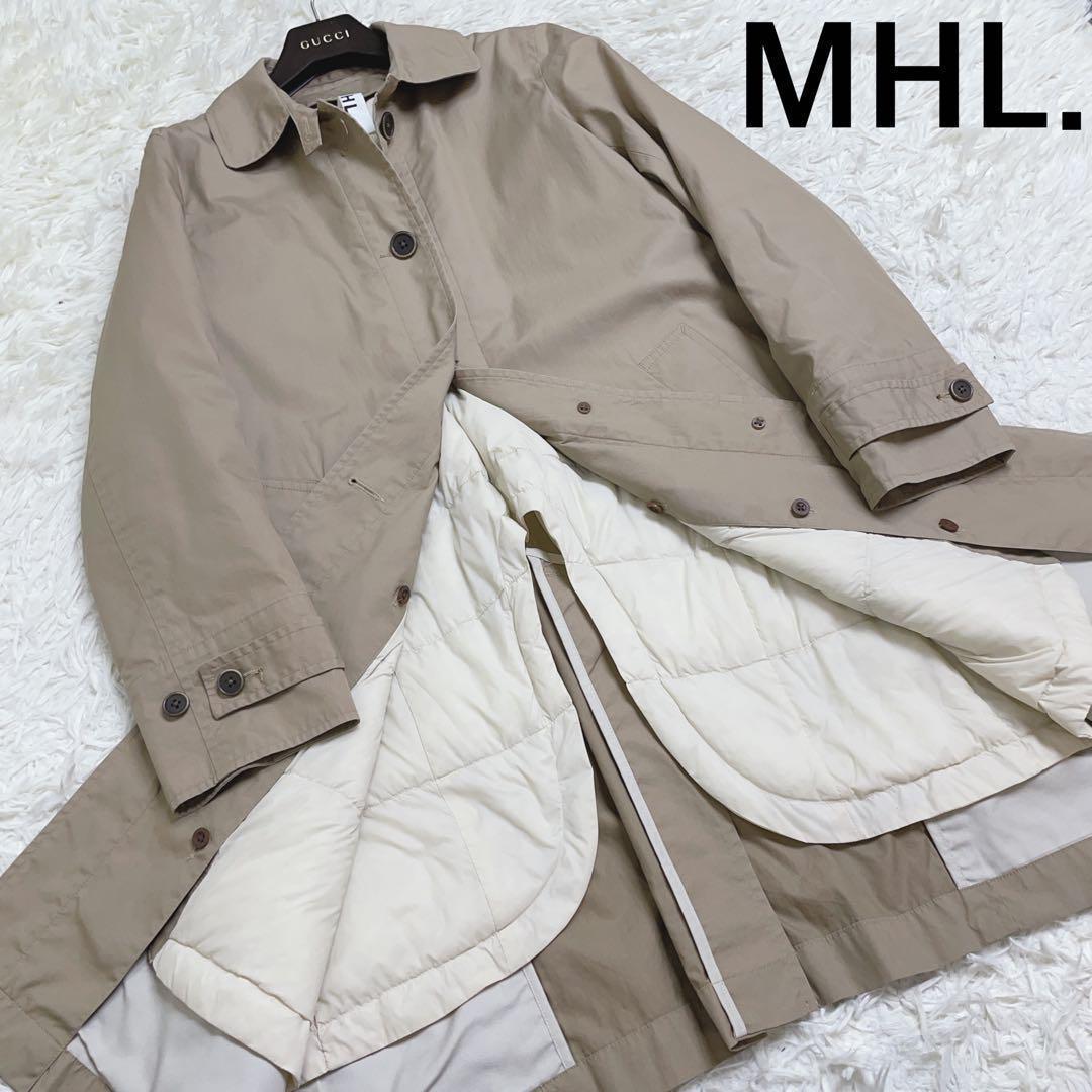 極美品 MHL. マーガレットハウエル コート ダウン ライナー_画像1