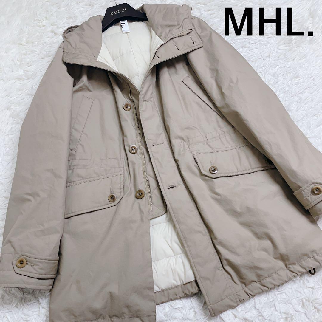 美品 MHL. マーガレットハウエル マウンテン モッズ コート ダウン_画像1