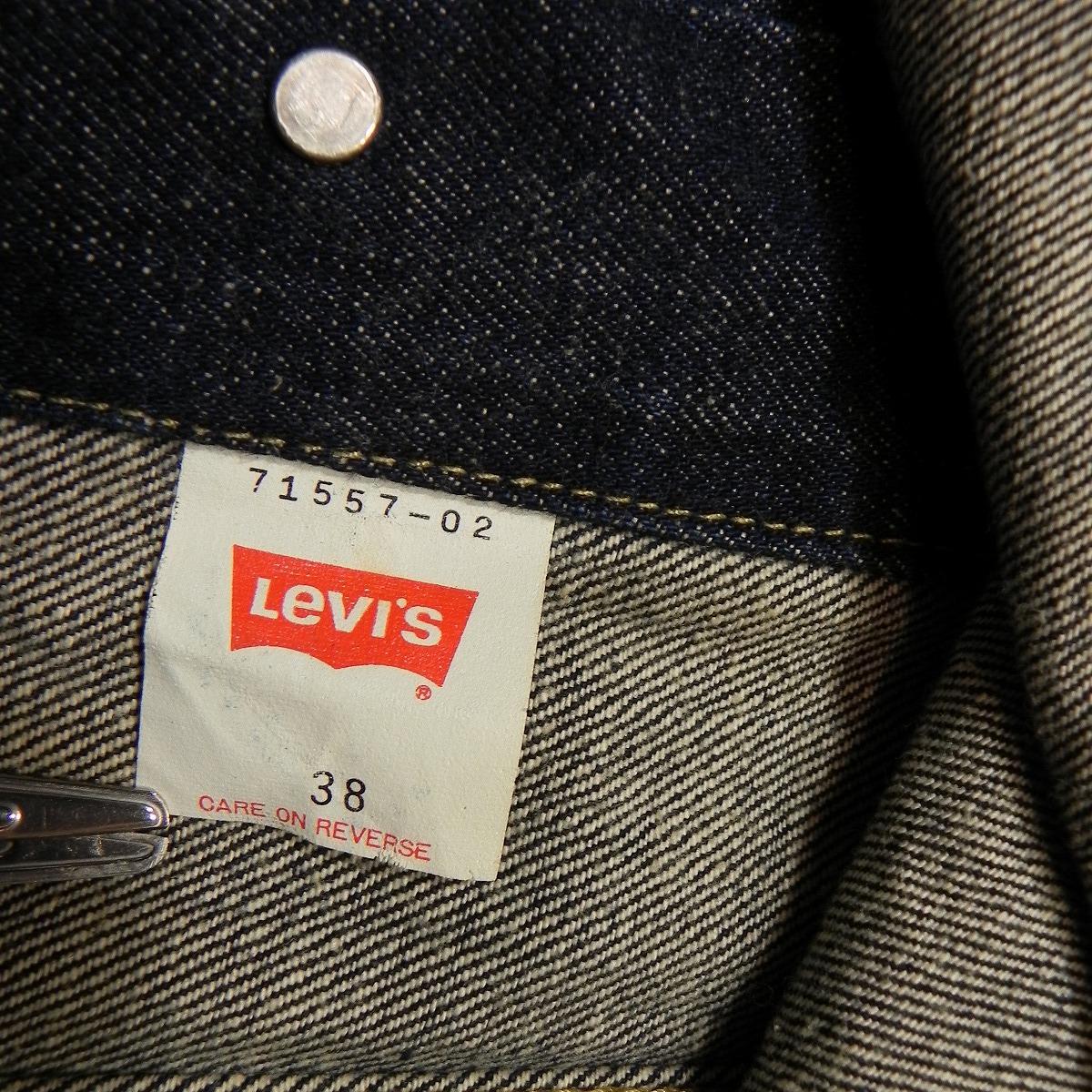 即決 ★ Levi's 71557 38 3rd Gジャン サード デニムジャケット リーバイス BIGE ビッグE 90s ヴィンテージ復刻 デニムジャケット ★b_画像5