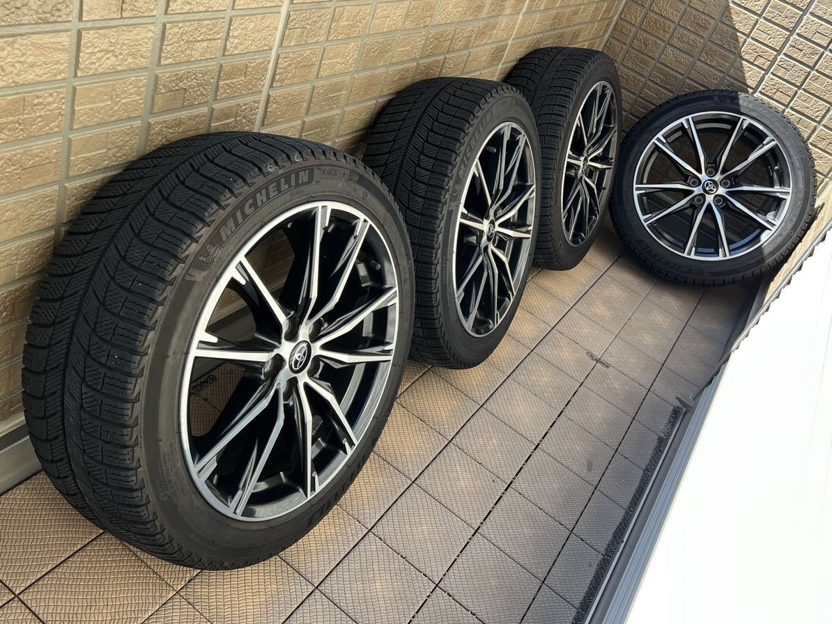 86 純正ホイール スタッドレスタイヤ 4本 ZN6 後期 17×7J+48 100-5H ミシュラン X-ICE3 215/45R17 2018年 バリ山 / ZC6 GR ZN8 ZC8 BRZ_画像1