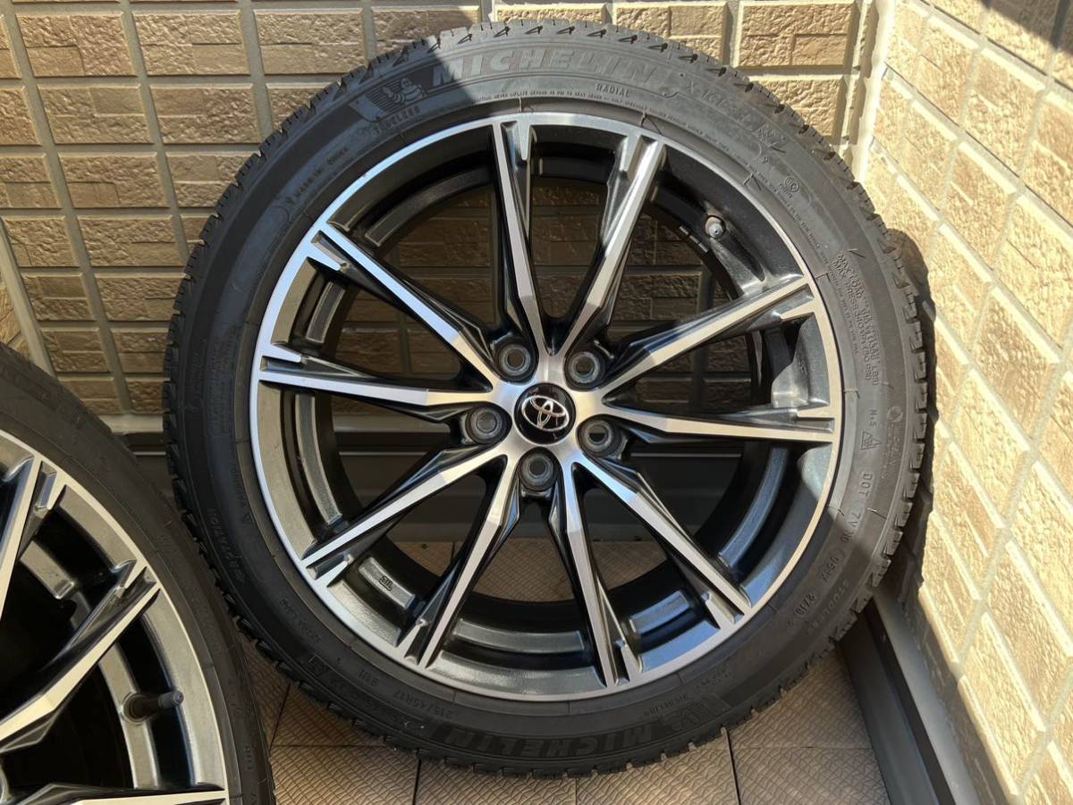 86 純正ホイール スタッドレスタイヤ 4本 ZN6 後期 17×7J+48 100-5H ミシュラン X-ICE3 215/45R17 2018年 バリ山 / ZC6 GR ZN8 ZC8 BRZ_画像2