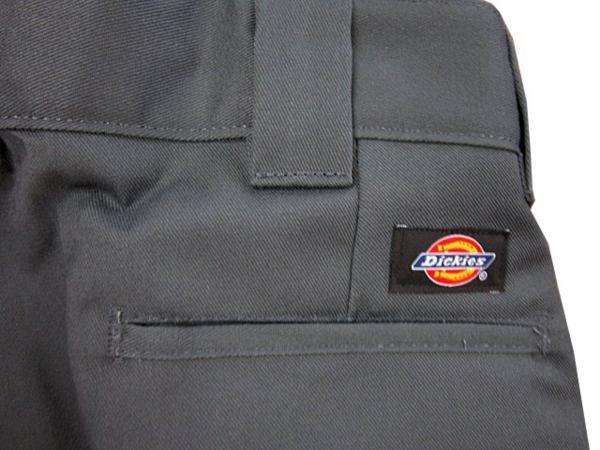 新品 ディッキーズ ◆W36 x ◆股下30インチ ◆Dickies ◆873 ◆チャコール ローライズ メンズワークパンツ スリムパンツ ◆全国送料無料_画像7