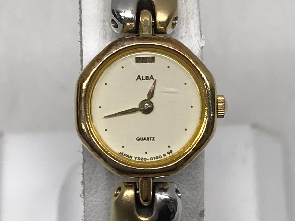 【稼動品】SEIKO セイコー ALBA アルバ Y520-0080 ブレスウォッチ レディース 腕時計_画像1
