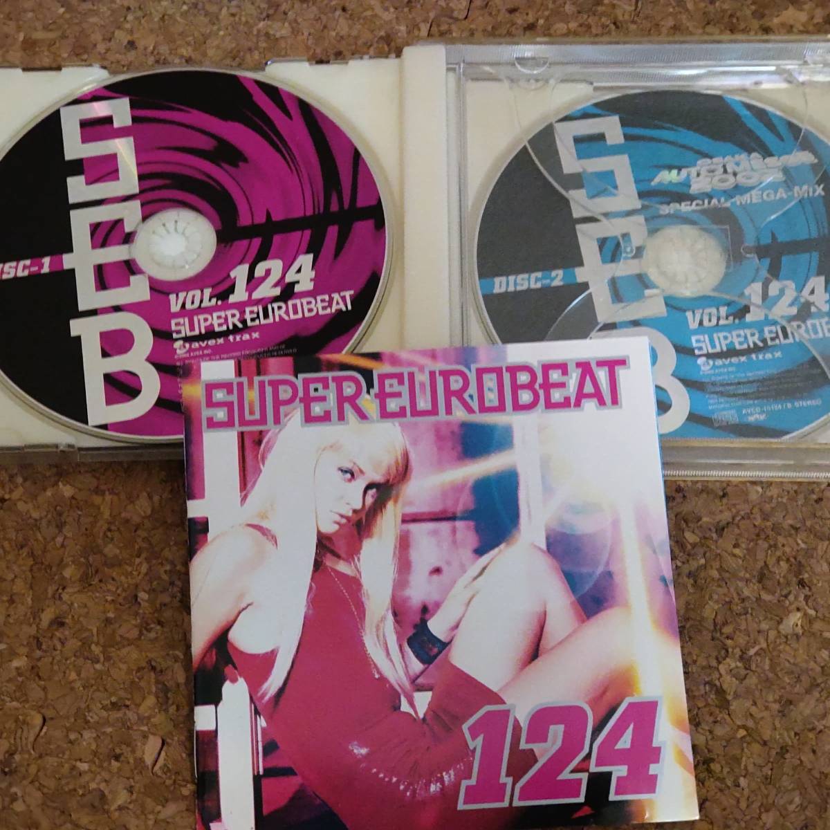 卯|CD2枚組 スーパーユーロビート/Super Eurobeat Vol.124 2002年 [AVCD-10124/B]_画像3
