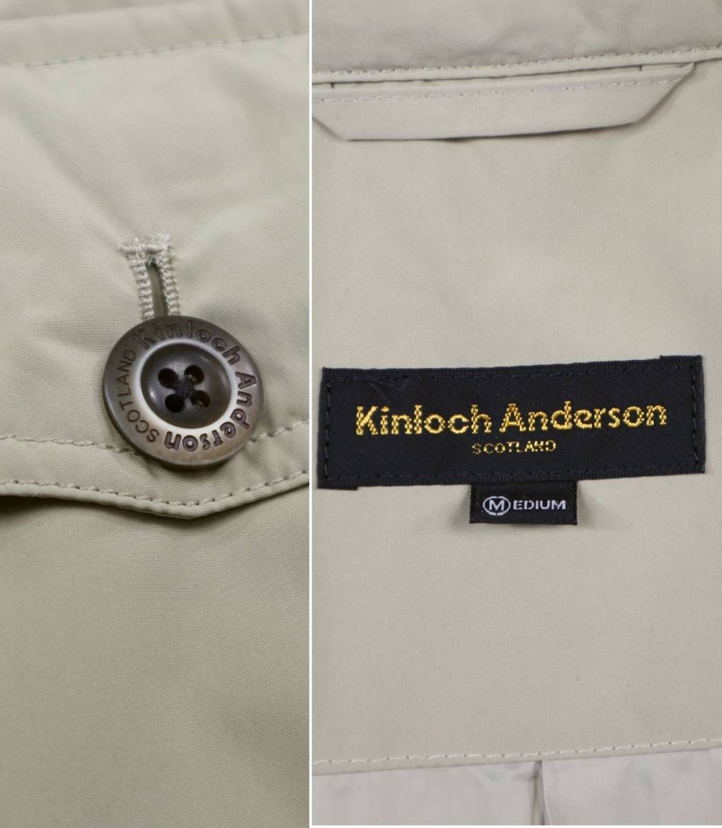 美品★Kinloch Anderson キンロックアンダーソン　中綿入りフィールドジャケット/レナウン/Mサイズ_画像9