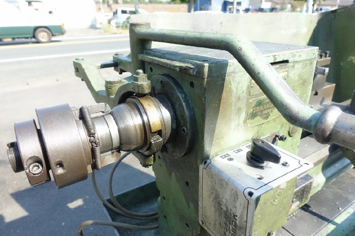 静岡県発 高松機械 小型旋盤 コレット旋盤 ベンチレース 3P200V 静岡県発 高松機械 小型旋盤 コレット旋盤 ベンチレース 3P200V