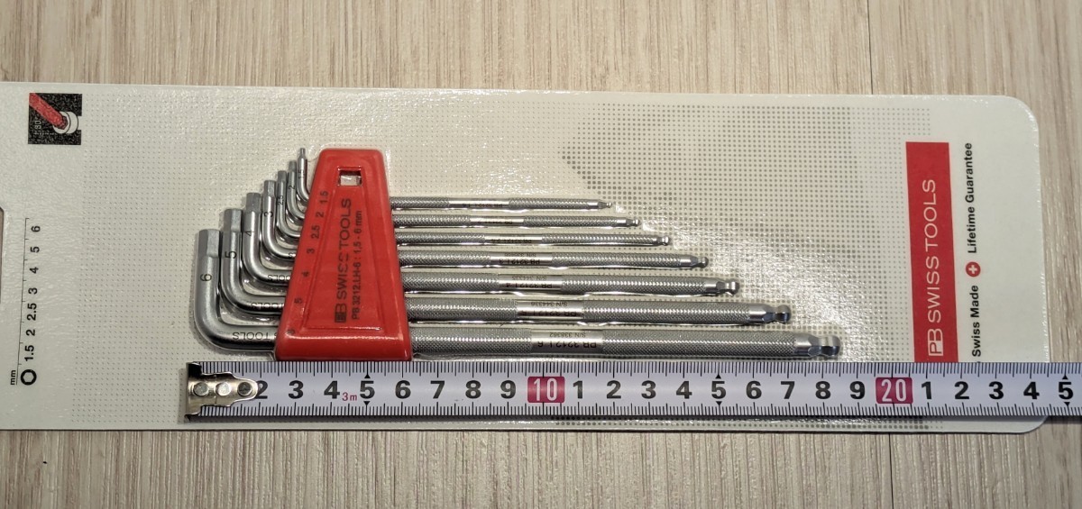 PBスイスツールズ 3212LH-6CN ローレット入六角レンチセット (パック入) PBスイスツールズ 3212LH-6CN ローレット入六角レンチセット (パック入)