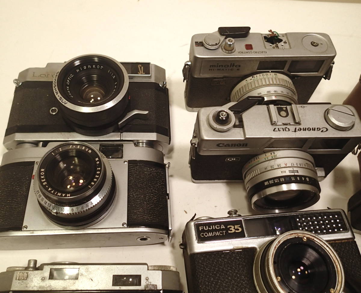 ジャンクカメラ、レンジファインダー　Ricoh S-2、Lord-SL、beirette VSN、Mamiya-35 _画像3