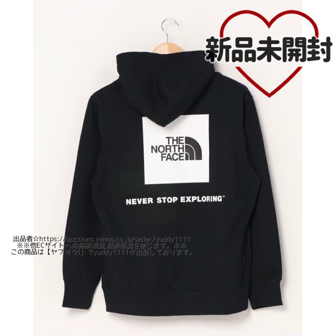 新品タグ付 未開封 THE NORTH FACE ノースフェイス バックスクエアロゴフーディ Back Square Logo Hoodie NT12034 トップス パーカー 即決_画像1