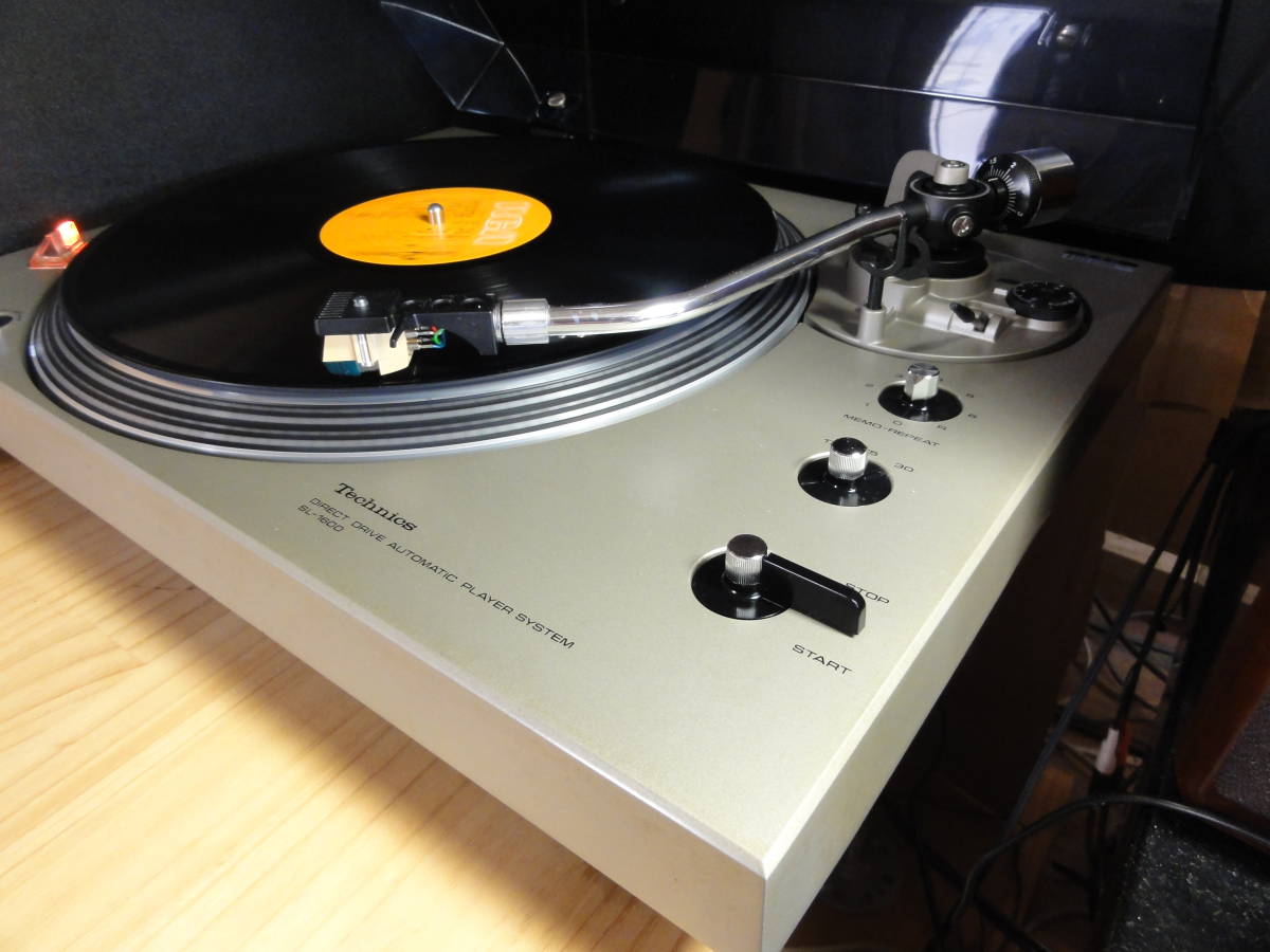 Technics SL-1600 D.D.オートマティックレコードプレーヤー中古　カートリッジEPC-270C中古針付き　メンテ済動作品_画像1