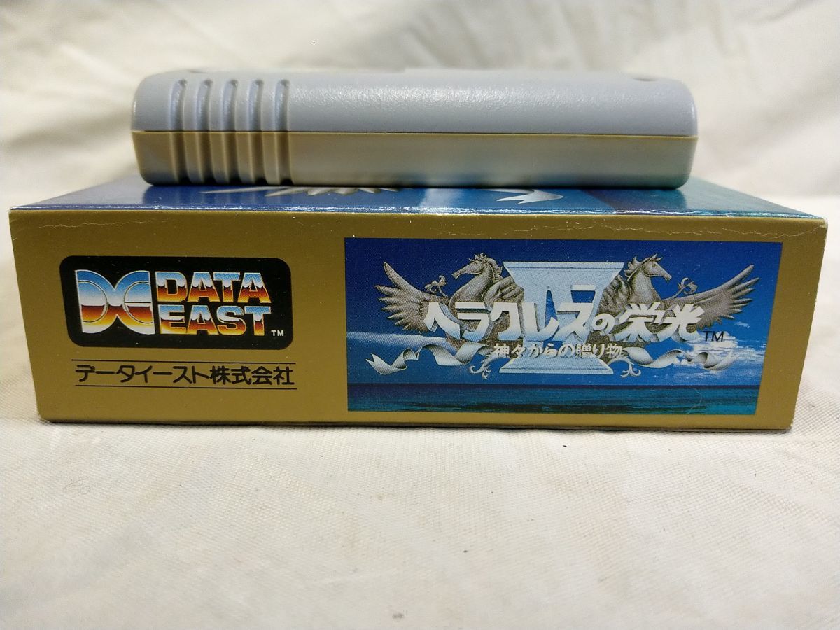 B2-21【中古】ヘラクレスの栄光３ 神々の沈黙 ヘラクレスの栄光４ 神々からの贈り物 セット※外箱、内箱、説明書あり スーパーファミコン_画像3