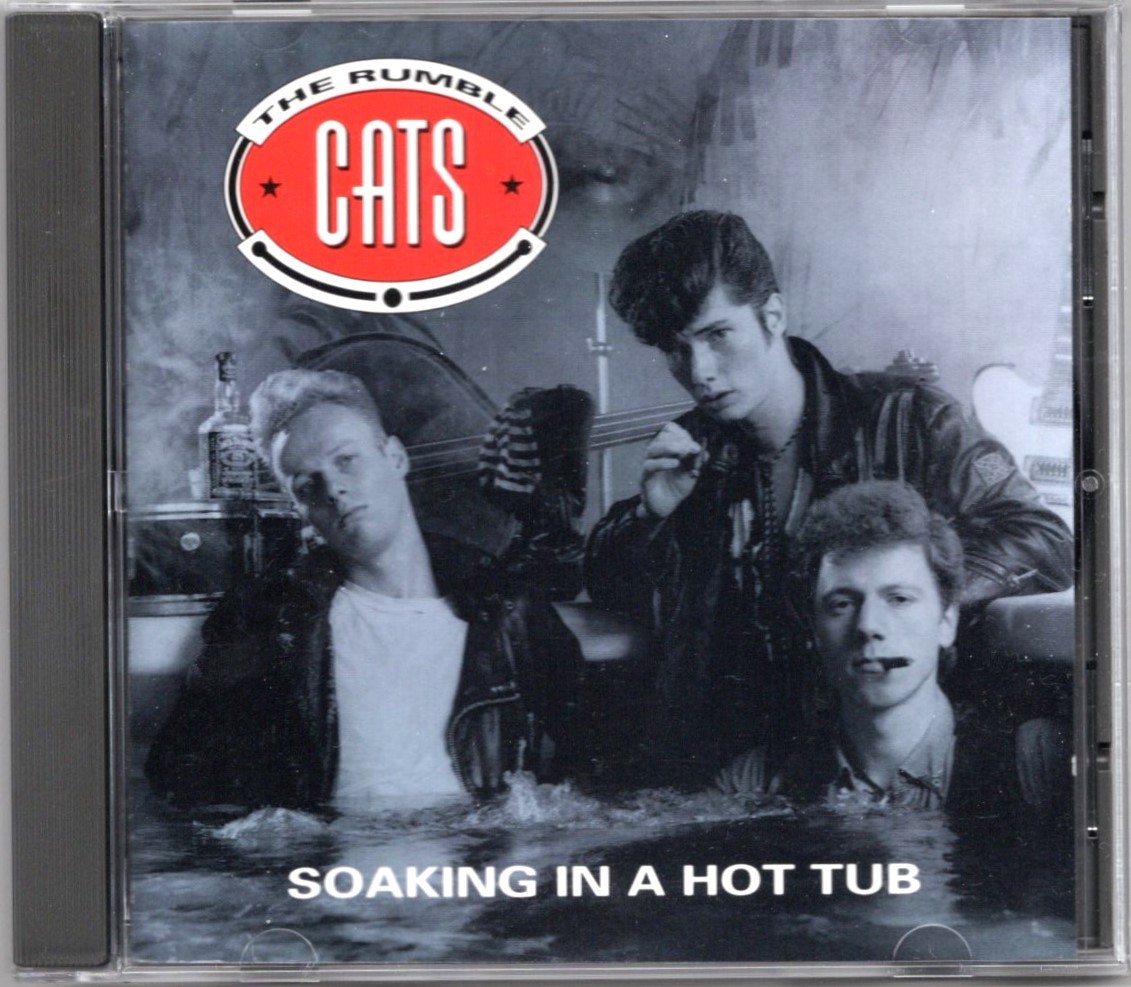 貴重盤 / THE RUMBLE CATS - SOAKINH IN AHOT TUB (1991 NL Rockhouse CD) / Roy P-Cat / Dutch neo-rockabilly Classics / ネオロカビリー_画像1