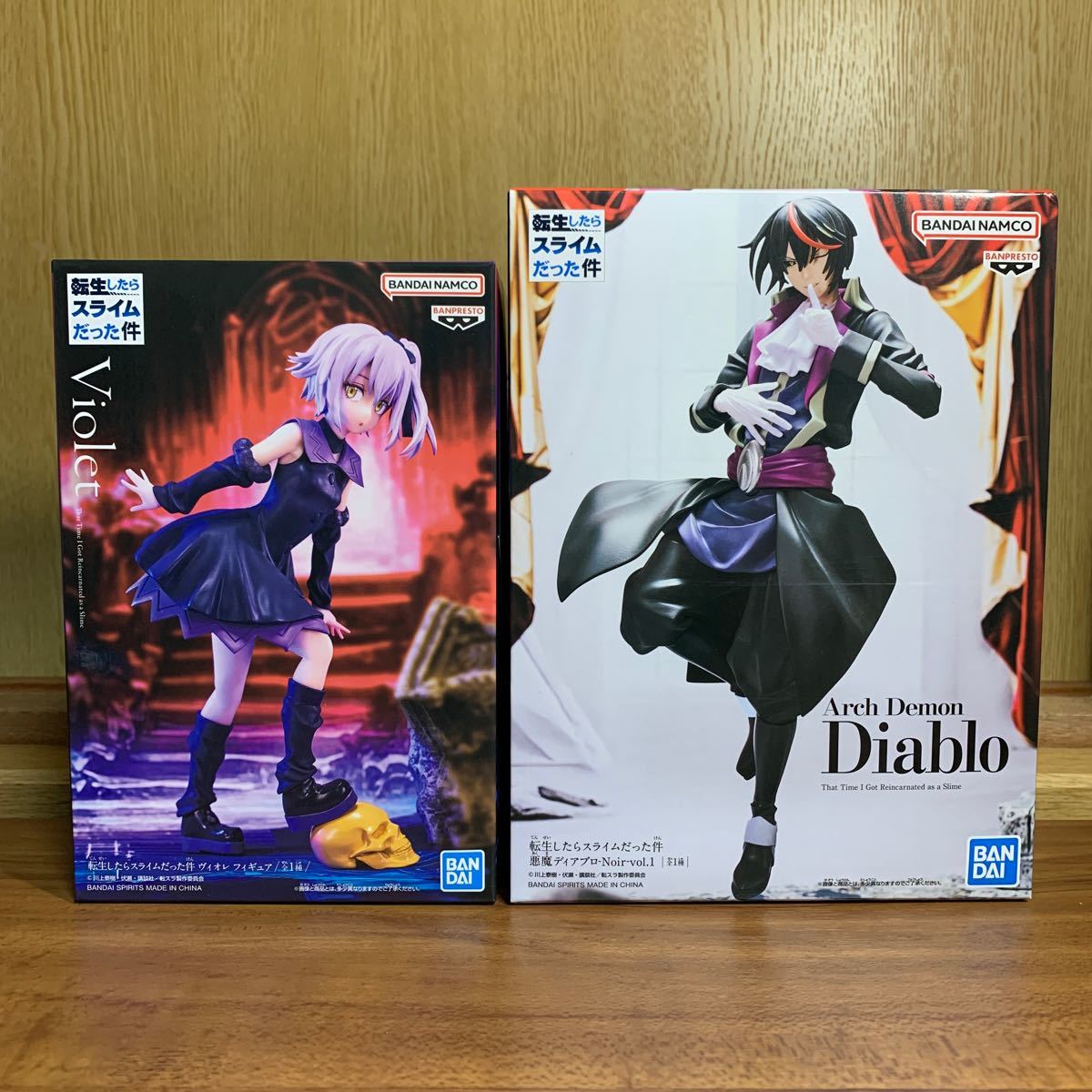 転生したらスライムだった件 悪魔ディアブロ-Noir-vol.1 ヴィオレ Violet フィギュア 2個 セット 転スラ 同梱可_画像1