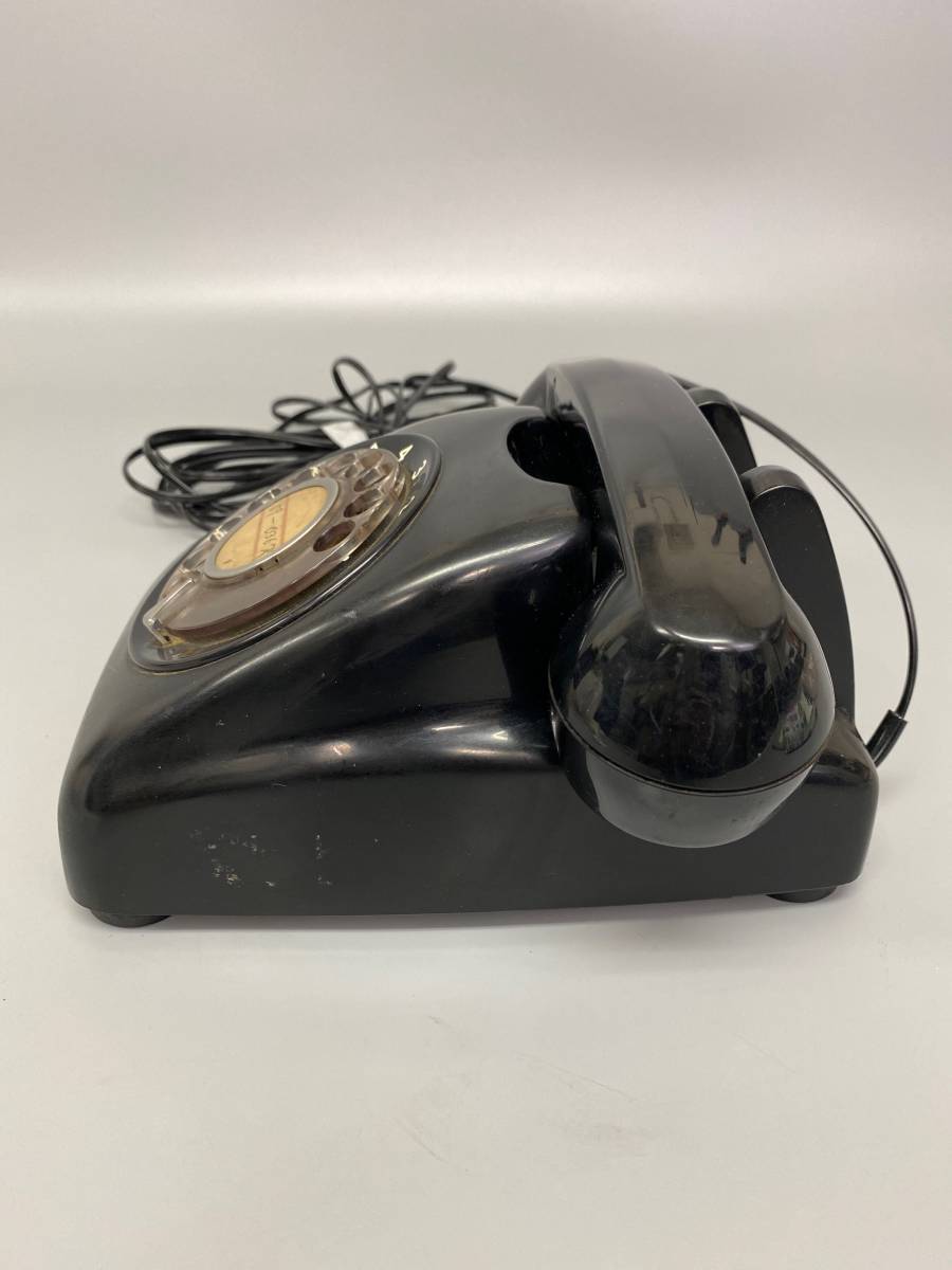 黒電話 600-A2 未点検 中古保管品 / 現状品 電話機【1122k-4】の画像6